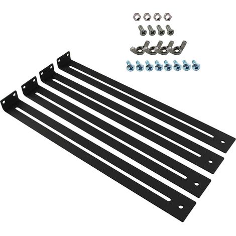 Kit de réparation meubles à tiroirs (4 pièces) - Accessoires : plaque (1/5)