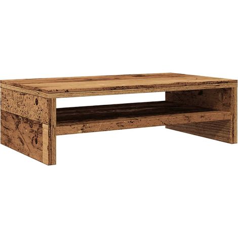 Maison Exclusive - Monitorständer Altholz-Optik 42x24x13 cm Holzw