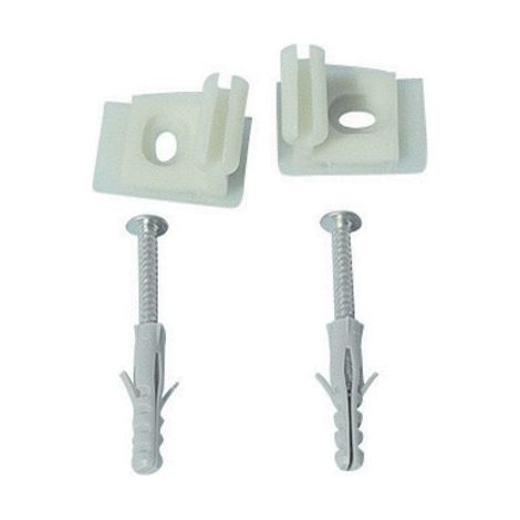 FISSAGGI IN PVC PER ACCESSORI SERIE LINEA - METAF