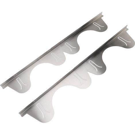 2 Paires Protège-Fente Cuisinière Acier Inox Télescopique Remplisseur Joint Four Plan de Travail Argenté 35 à 70 cm (1/5)