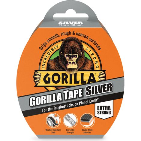 Gorilla Tape Silver 48mm x 11m (1/3)