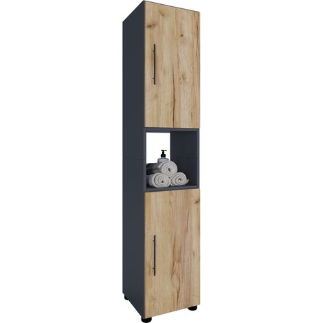 Arredamento da bagno Armadio da bagno Flandu 153x31x30 - VCM