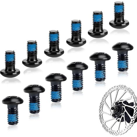 Boulons de fixation pour disques de freins à disque de vélos en acier allié, offrant une excellente résistance à la corrosion et à la chaleur, et une dissipation thermique optimale pour une durée de v (1/4)