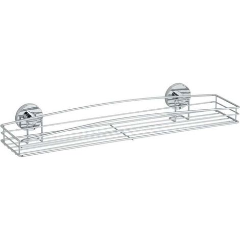 Bathroom shelf, - chrome-plated steel, (1/4)