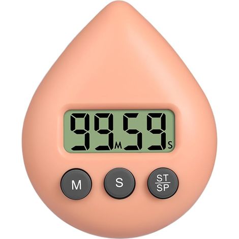 Minuteur électronique sur le thème des gouttes d'eau avec support (1/5)