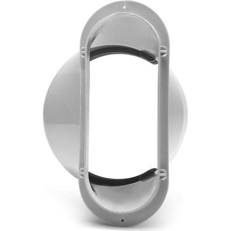 Window hose adapter for air conditioners, flat opening, 15 cm, universal for portable air conditioners and tumble dryers