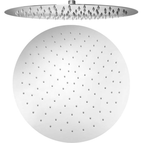 Sapho Slim - Soffione doccia, diametro 40 cm, acciaio inox MS571