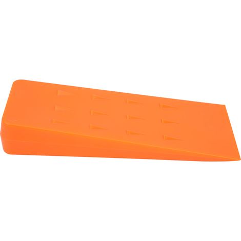 Coins d'abattage de 20 cm pour l'exploitation forestière, l'abattage, la coupe et le fendage, outil de travail du bois, orange