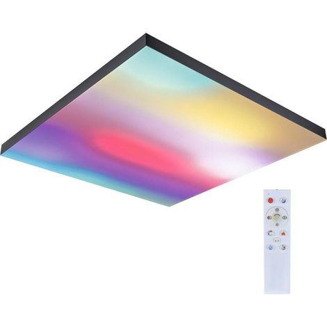 Pannello LED Paulmann Velora Rainbow Nero 595x595 mm