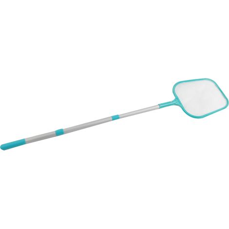 Filet d'Écumoire pour Piscine en Nylon Vert - Râteau à Feuilles pour Nettoyage de Spa, Jacuzzi et Fontaine