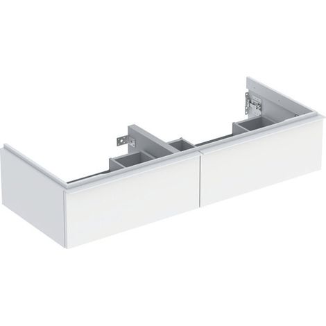 Geberit iCon meuble sous-lavabo double, 2 tiroirs,