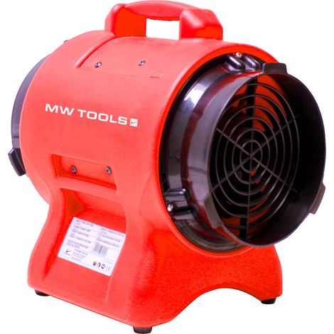 Mw Tools – Ventilateur extracteur portable 200 mm 155 W – Pour espaces confinés et séchage – Protection thermique – MV200PP (1/5)