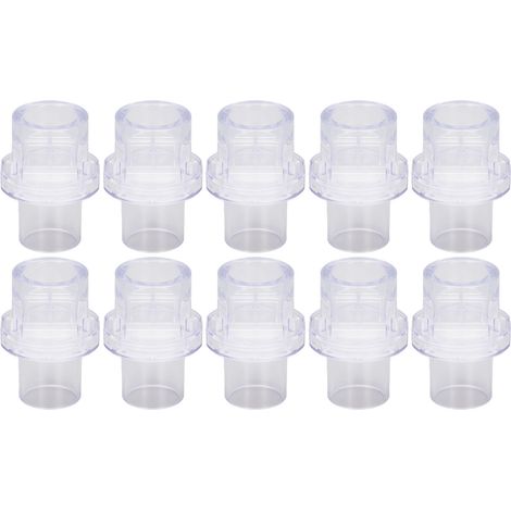 10 visières de protection jetables portables pour réanimation cardiopulmonaire, avec valve unidirectionnelle de rechange (1/5)