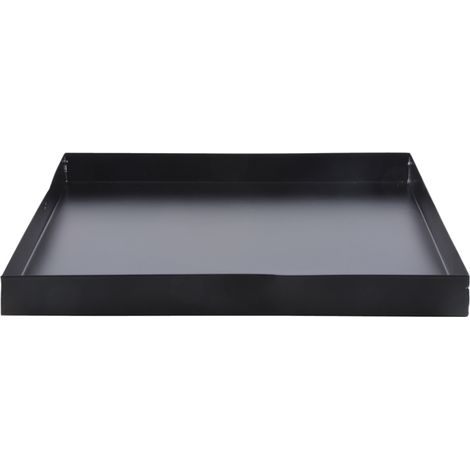 Esschert Design – Plateau cendre pour brasero carré en acier – Dimensions 32x32x3 cm – Empêche les cendres de toucher le sol – Pour espaces extérieurs