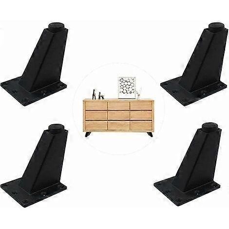 Pieds de meubles réglables, pieds de cuisine, pieds de table de travail, pieds de bar, pieds de table TV, pieds de meubles en alliage d'aluminium, adaptés aux canapés, tables, armoires, étagères, faci (1/5)