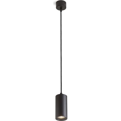 Spot cylindrique BELENOS suspension noir 230V LED GU10 9W (1/5)