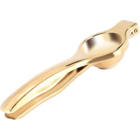 Manuelle Zitronenpresse, Edelstahl-Zitronenpresse, Zitruspresse mit Griff, Gold (1/5)