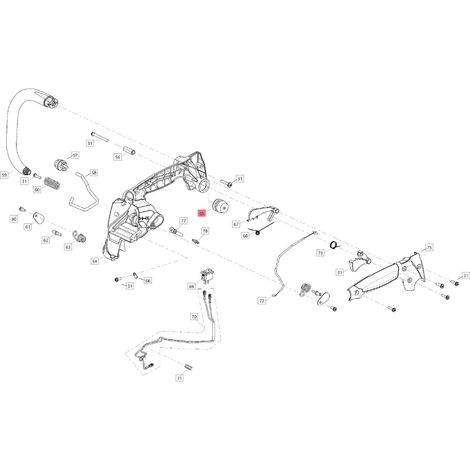 Gommino ORIGINALE BLUEBIRD per motosega CSP 280T - CSP 280TC CSP280T-65 (1/2)