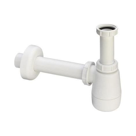 Flaschen-Bidet-Siphon 5/4"x5/4" weißer Kunststoff Modellnummer 5555KPL (1/4)