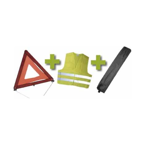 KIT D’URGENCE MINI SAC NOIR +TRIANGLE+GILET JBM53093