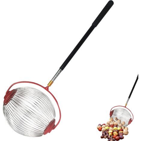 Récupérateur de Noix, Cueilleur de Noix, Collecteur de pommes, Ramasse Fruits en Noyer, Ramassez Les N-oix Grand Collecteur N-oix Rouleau Ramasse Châtaignes Noixs Outils Jardin Sélecteur Golf S (1/5)