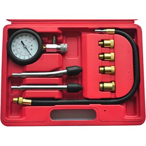 Kit de testeur de compression pour moteur à essence 9 pcs (1/3)