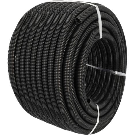 Jandei - Tubo Corrugado Negro 50m 16mm