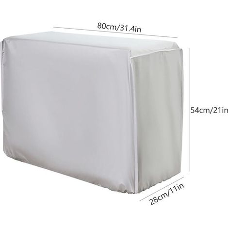Housse extérieure climatiseur 80x28x54 cm - Imperméable, anti-poussière, anti-UV, protection efficace (1/3)