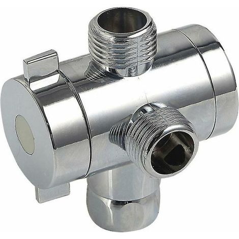 Adaptateur en T à 3 voies pour mitigeur bain-douche, connecteur de vanne d'inverseur, 11 (1/4)