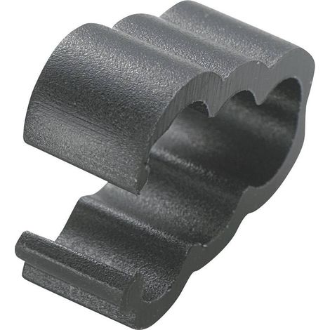 Bride de montage Plage de Ø du faisceau: 4.10 mm (max) TRU COMPONENTS TC-RC-34203 1593105 noir 1 pc(s) S029731