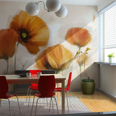 Fotomurale - poppies - vintage - 400x270 (1/4)