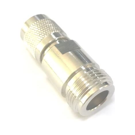 Adaptateur coaxial RS PRO TNC Mâle vers Type N Femelle, Droit, , 50O, 6GHz ( Prix pour 1 ) (1/2)