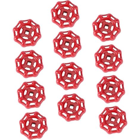 Poignées de Vanne en Fonte et Acier Inoxydable 6x6 Mm (1/5)