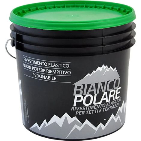 Vernice acrilica per tetti resistente agli agenti atmosferici diluibile con acqua -Rosso - 20 kg (1/5)