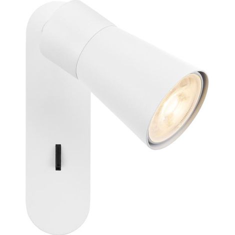 Applique et plafonnier PURI 2.0 Cone interrupteur carré 6W GU10 blanc - SLV - 1008302
