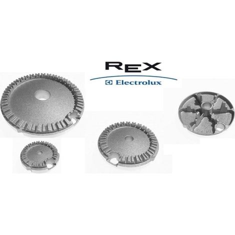 REX ELECTROLUX  BRUCIATORI CUCINA A GAS PIANO COTTURA 4 FUOCHI 1 G + 2 M  B 4460 (1/4)
