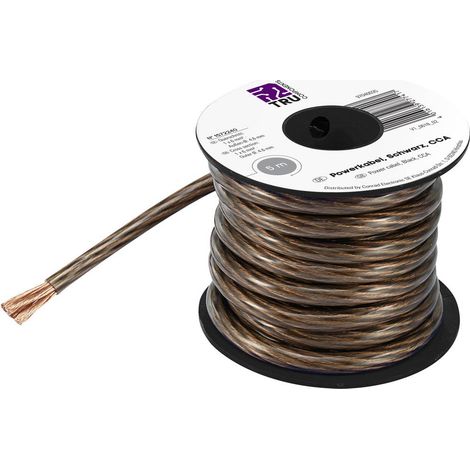 Câble de masse TRU COMPONENTS CCA 1572240 1 x 6 mm² noir 5 m (1/2)