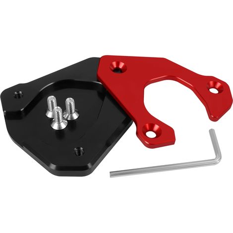 (rouge - sans logo) Extension de béquille latérale CNC pour moto, compatible avec BMW G310GS (2022-2023) maxpower (1/4)