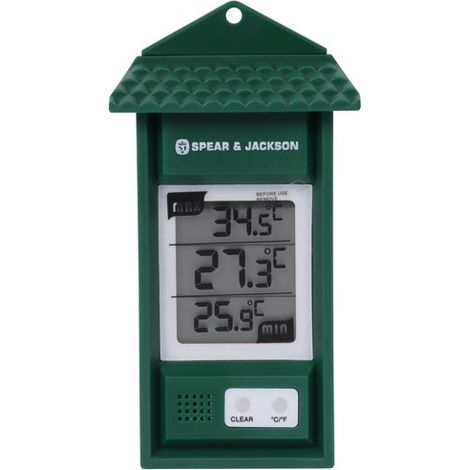 Mini Maxi Digital-Thermometer Grün 15cm - Spear & Jackson