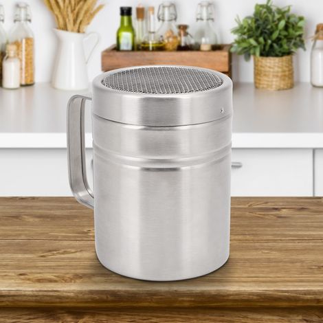 Pot à épices de cuisine en acier inoxydable pour épices, poivre, sel et condiments (1/5)