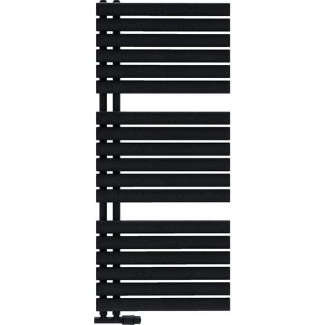 LUXRAD Flag bis Badheizkörper 1164 x 500 mm mattschwarz Seite 675W