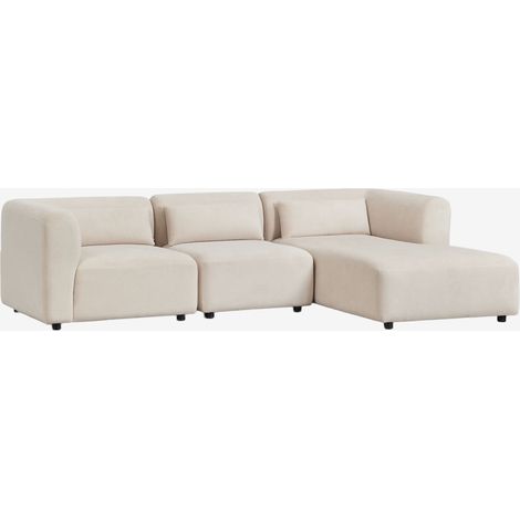 Divano modulare chaise longue destro a 3 pezzi Fogler SKLUM            