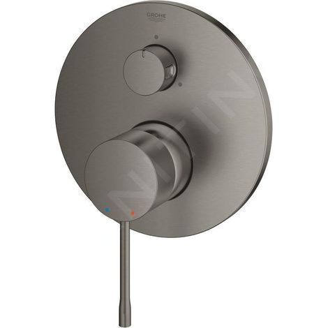 Grohe Essence - Mitigeur encastré pour 3 sorties, Hard Graphite brossé 24092AL1