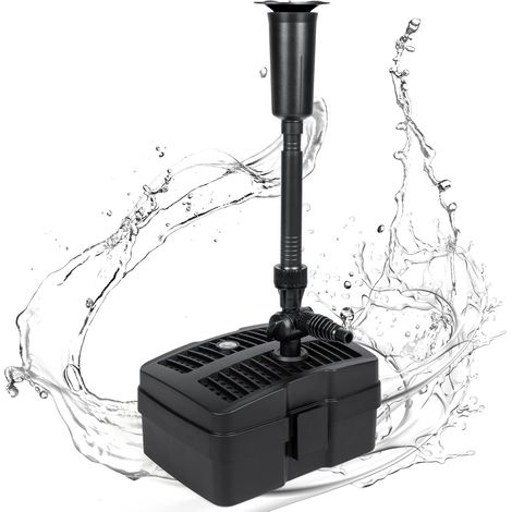 Pompe de filtration d'étang, 660GPH 110V/50W Pompe à eau submersible pour étangs extérieurs, parfaites pour un usage quotidien (1/4)