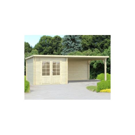 CASETTA DA GIARDINO IN LEGNO D' ABETE NORDICO(28mm) - cm 610X320cm -PAVIMENTO ESCLUSO- ITALFROM10 (1/2)