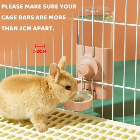 Distributeur D Eau - 600 Ml - Suspendu - Pour Lapin Chinchilla Cochon D Inde - 1 Piece (1/4)