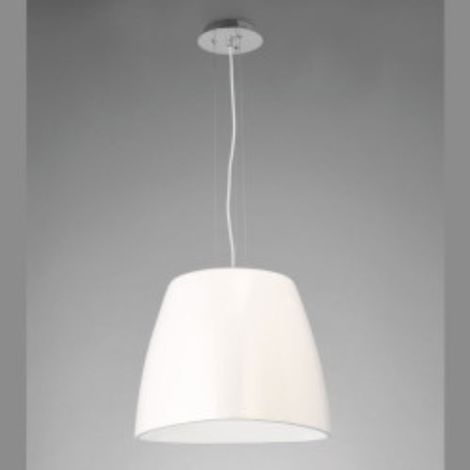 Grand Lustre Blanc Loft Eggo (1/4)