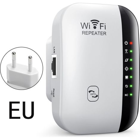 Leistungsstarker WLAN-Verstärker, 300-Mbit/s-WLAN-Repeater, WLAN-Booster, einfach zu installierender WLAN-Extender mit WPS-Taste[297]
