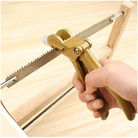 Adjustable Woodworking Saw Clamp, Copper Alloy Saw Set, Woodworking Tool, Hand Tool, Puller, DIY Woodworking Accessory (1/4)