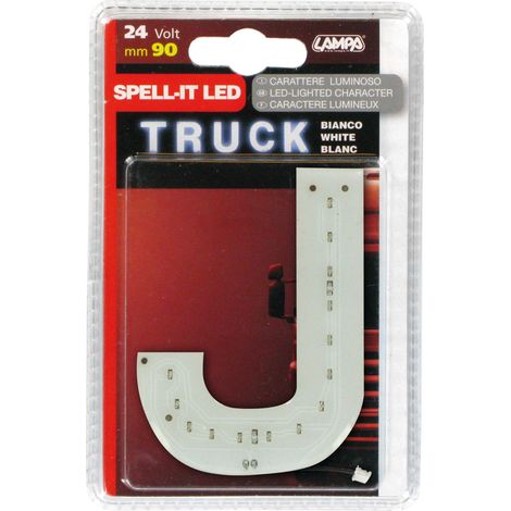 Spell-It Led, 90 mm, 24V - Bianco - J